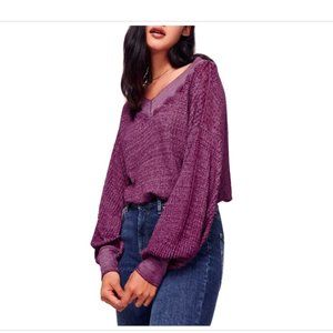 WE THE FREE Purple Long Sleeve Top